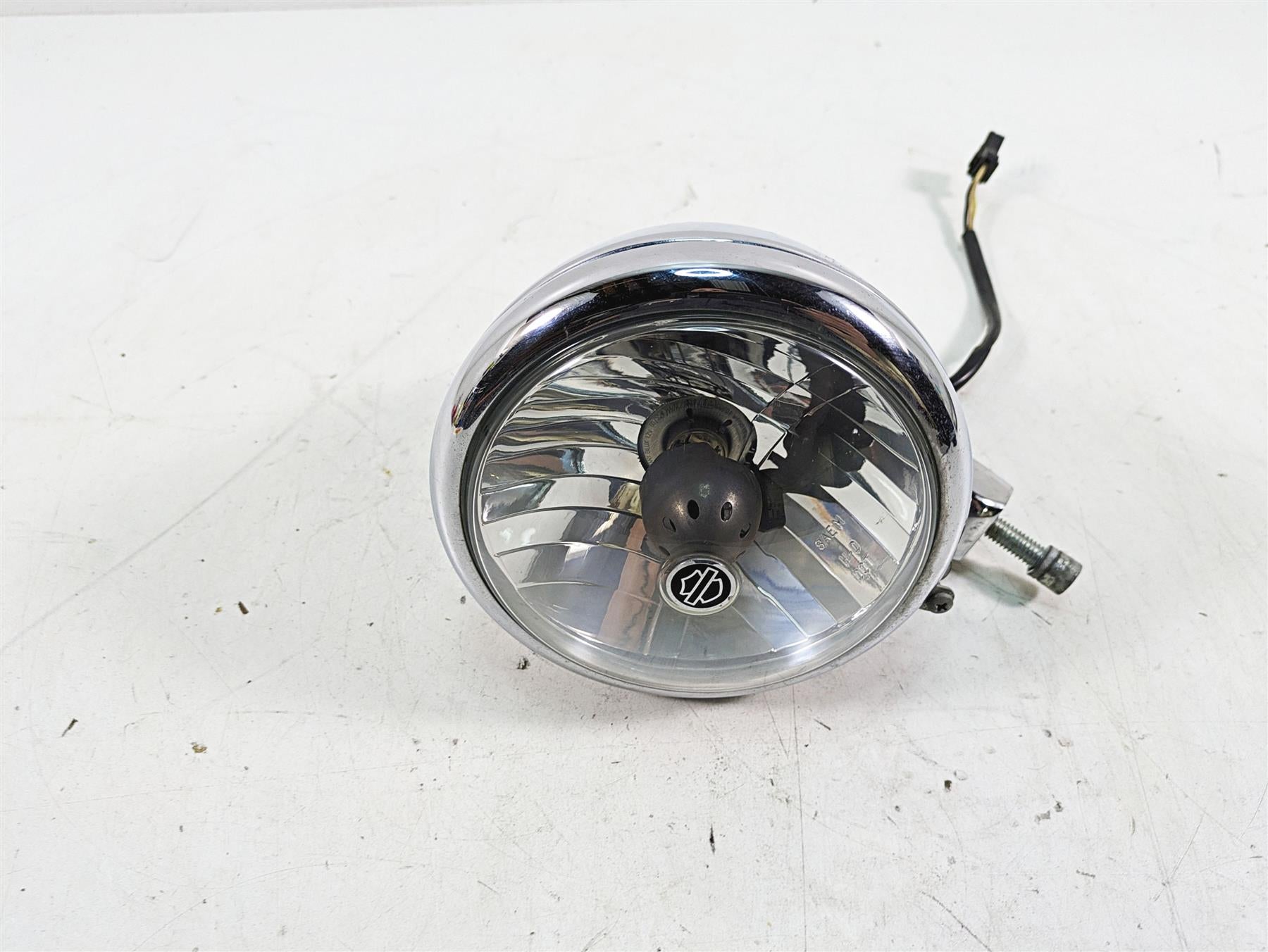 2007 Harley Sportster XL1200 C Headlight Head Light & Mount 5-3/4" 69681-07B {{ shop.shopifyCountryName }} - Mototech271