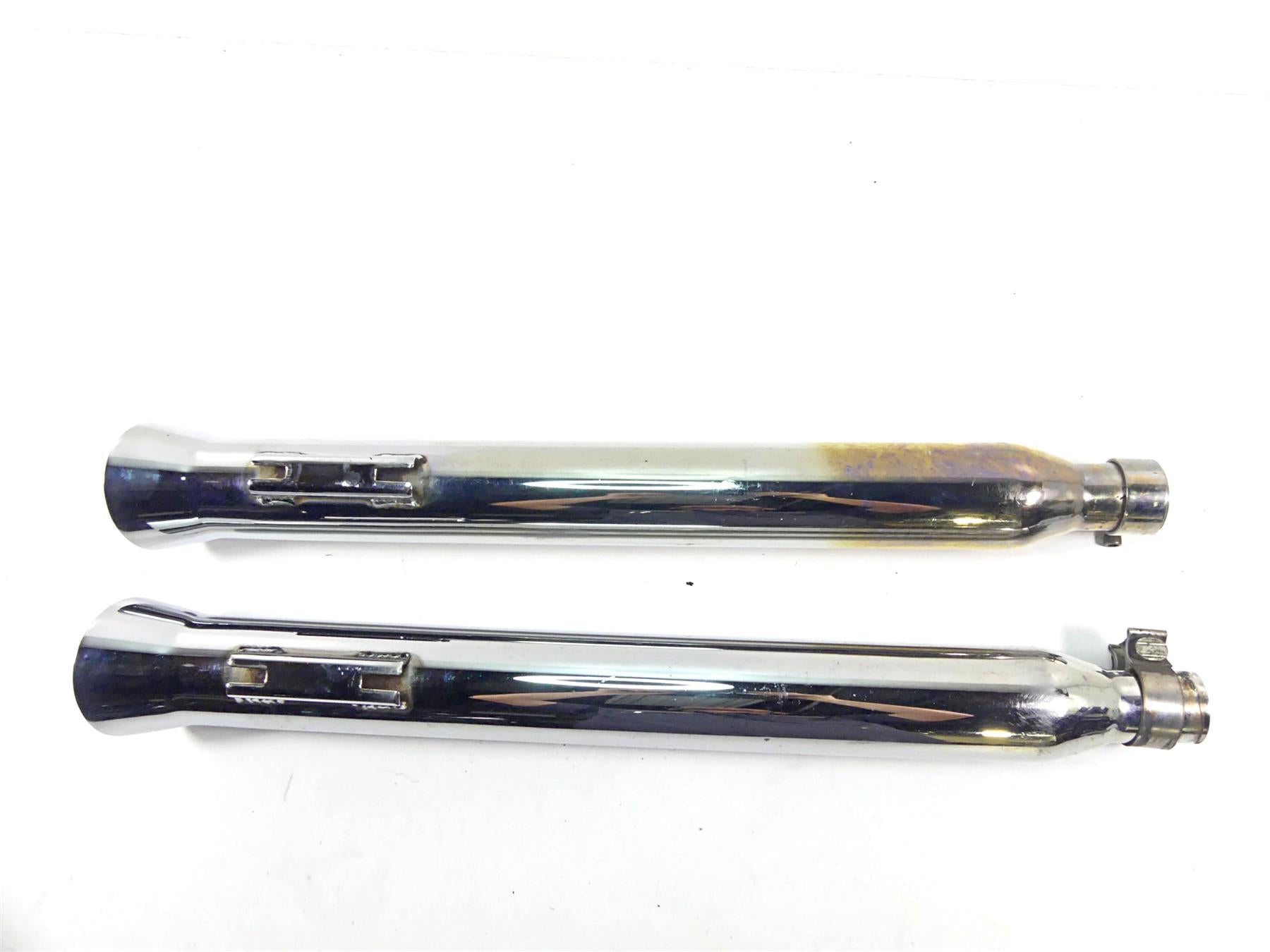 2003 Harley Touring FLHTCI E-Glide 100TH Bell Trumpet Slip On Exhaust Mufflers | Mototech271