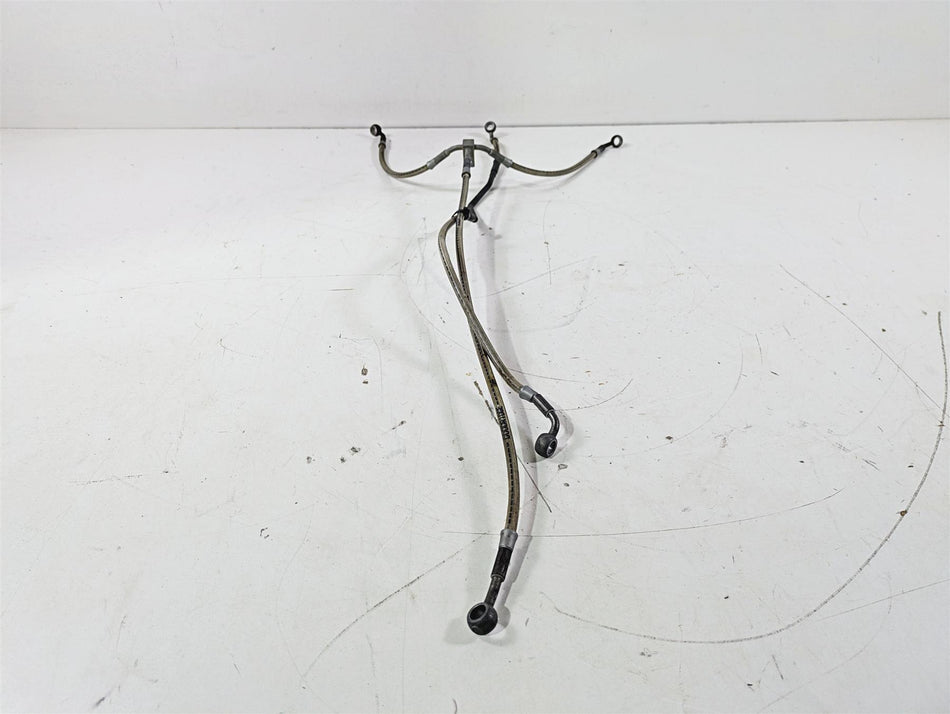 2015 BMW R1200GS Adv K51 Front Abs Brake Line Hose Set 34328526553 34328526552 {{ shop.shopifyCountryName }} - Mototech271
