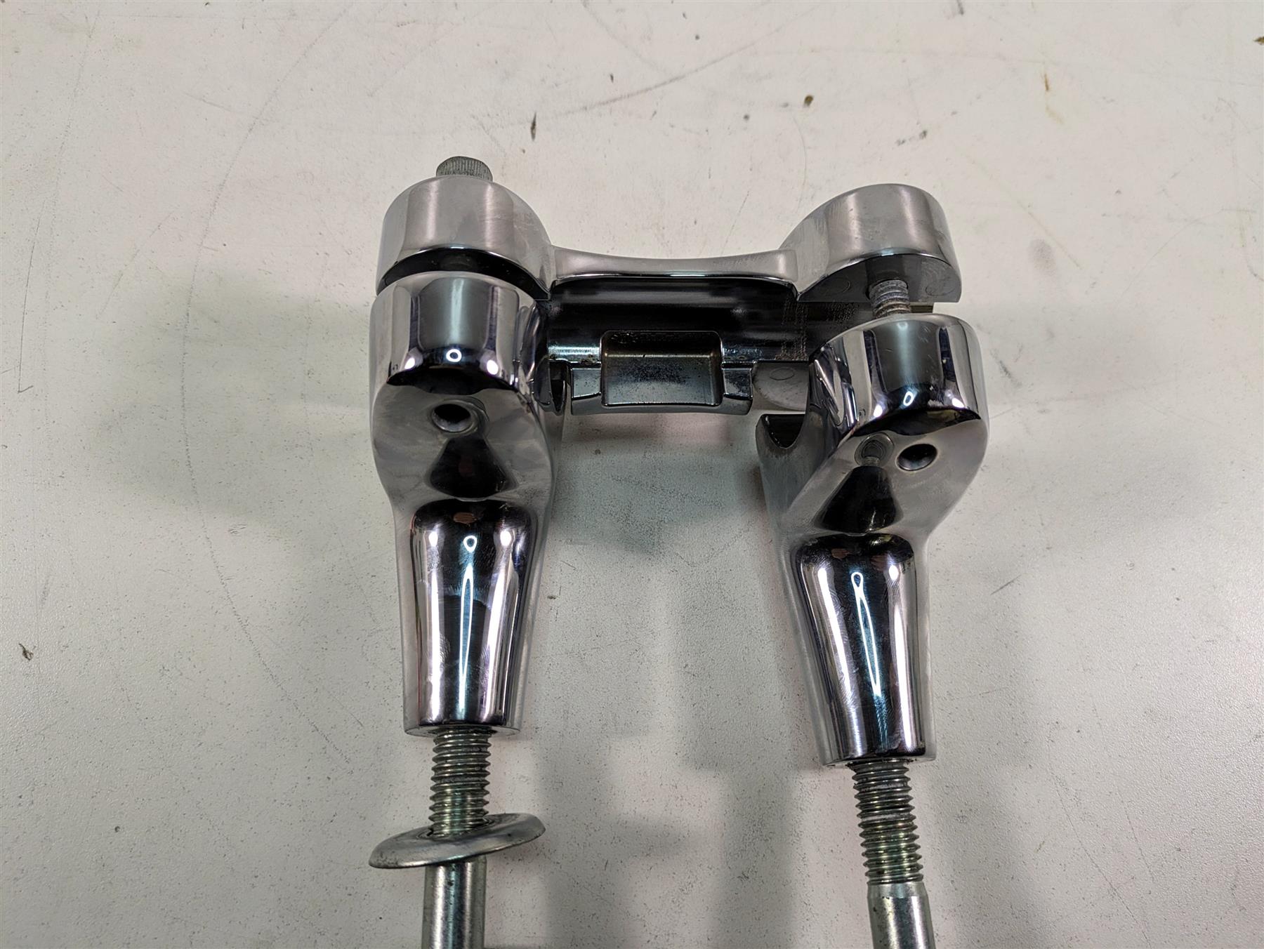 2012 Harley FLD Dyna Switchback Chrome Handlebar Riser Holder 55900004 {{ shop.shopifyCountryName }} - Mototech271