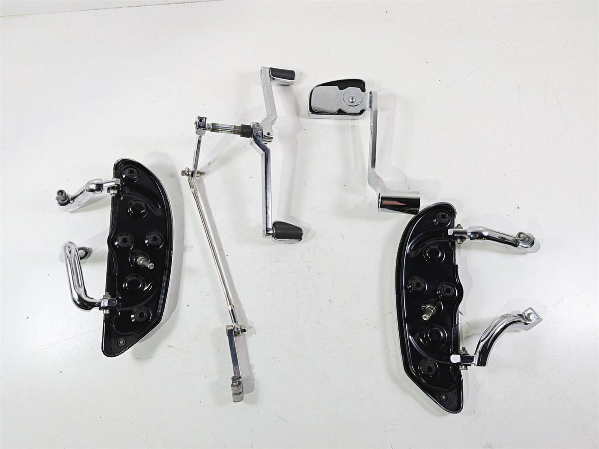 2015 Harley Touring FLTRUSE CVO Road Glide Airflow Chrome Floor Boards 50500436-Mototech271