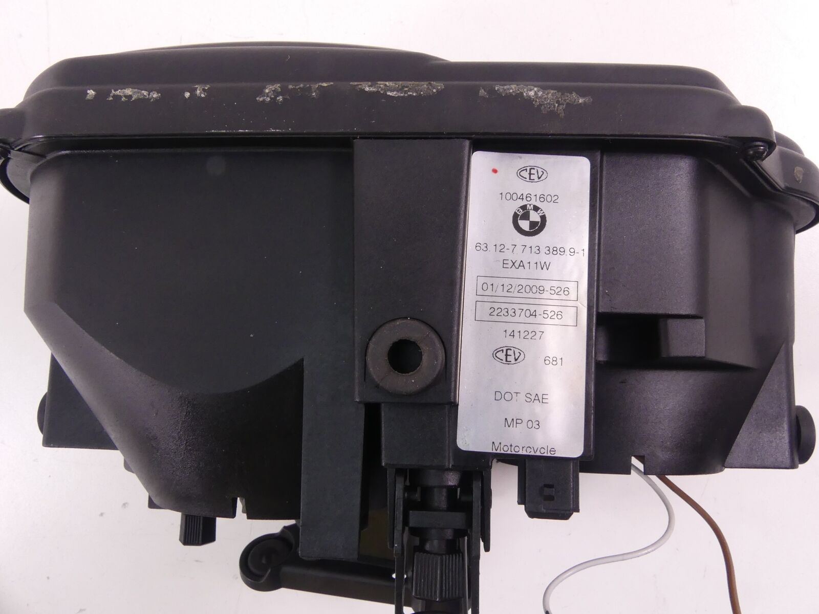 2010 BMW R1200GS Adventure K255 Headlight Head Light Lamp Lens 63127713389 {{ shop.shopifyCountryName }} - Mototech271