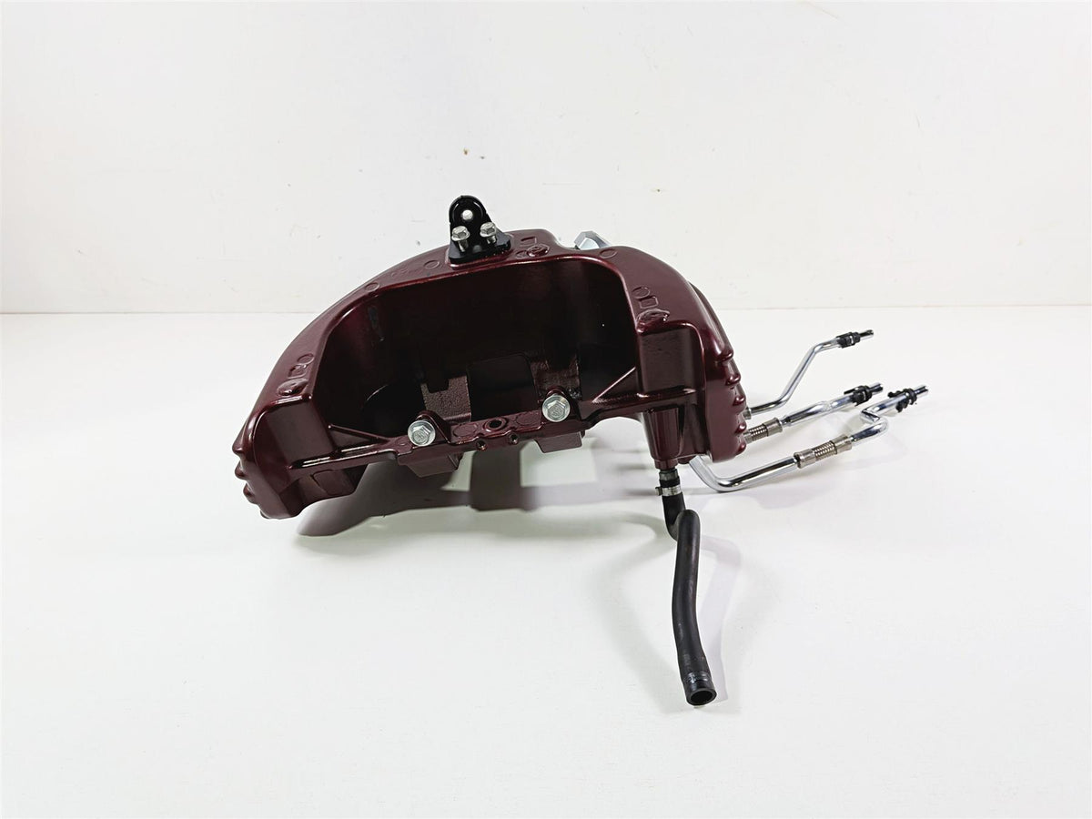 2009 Harley FXCWC Softail Rocker Oil Tank & Lines Deep Red Pearl Set 62546-08 {{ shop.shopifyCountryName }} - Mototech271