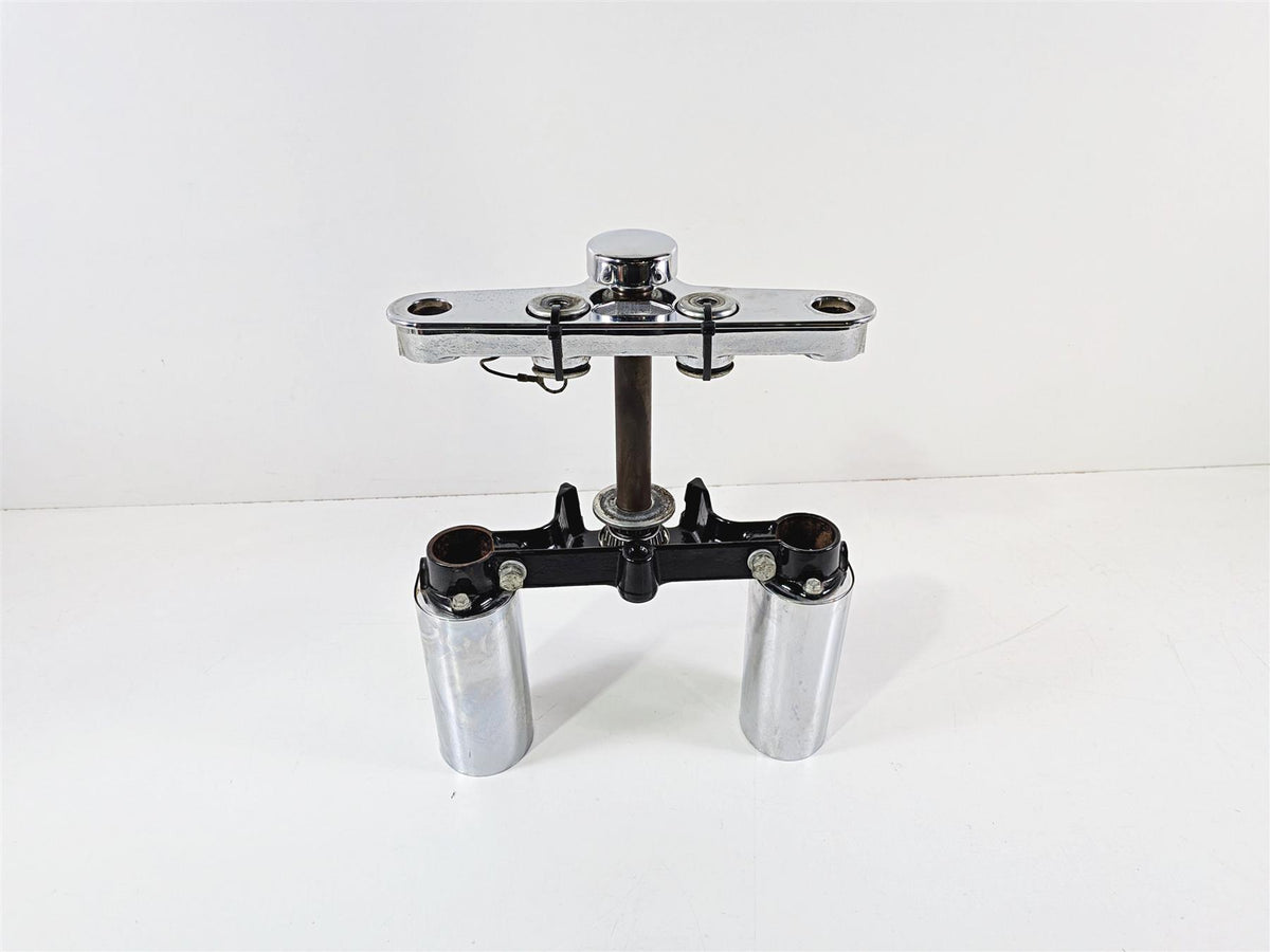 2005 Harley Softail FLSTFSE CVO Fat Boy Lower & Upper Triple Tree 45605-00A 45456-86B-Mototech271