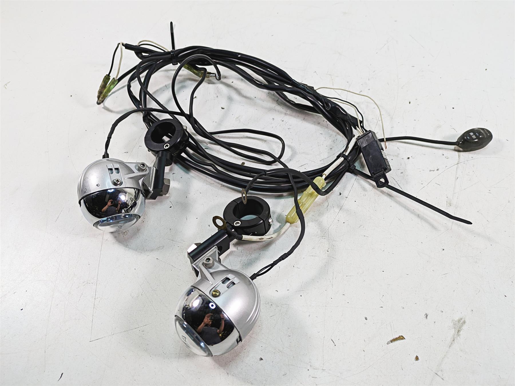 2007 BMW R1200RT K26 PIAA 1100X Halogen Driving Light Multi-Fit Kit 74224 | Mototech271
