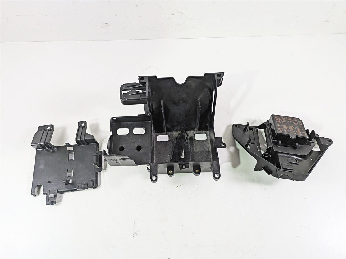 2009 Harley Touring FLHX Street Glide Battery Tray Electric Holders 66281-09B {{ shop.shopifyCountryName }} - Mototech271