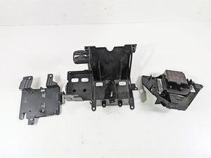 2009 Harley Touring FLHX Street Glide Battery Tray Electric Holders 66281-09B | Mototech271