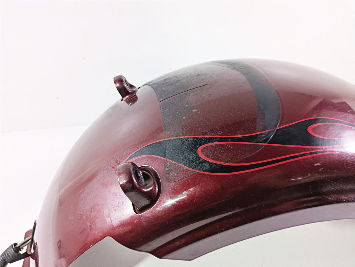 2008 Harley FXCWC Softail Rocker Rear Fender Crimson Red - Read 60132-08 {{ shop.shopifyCountryName }} - Mototech271