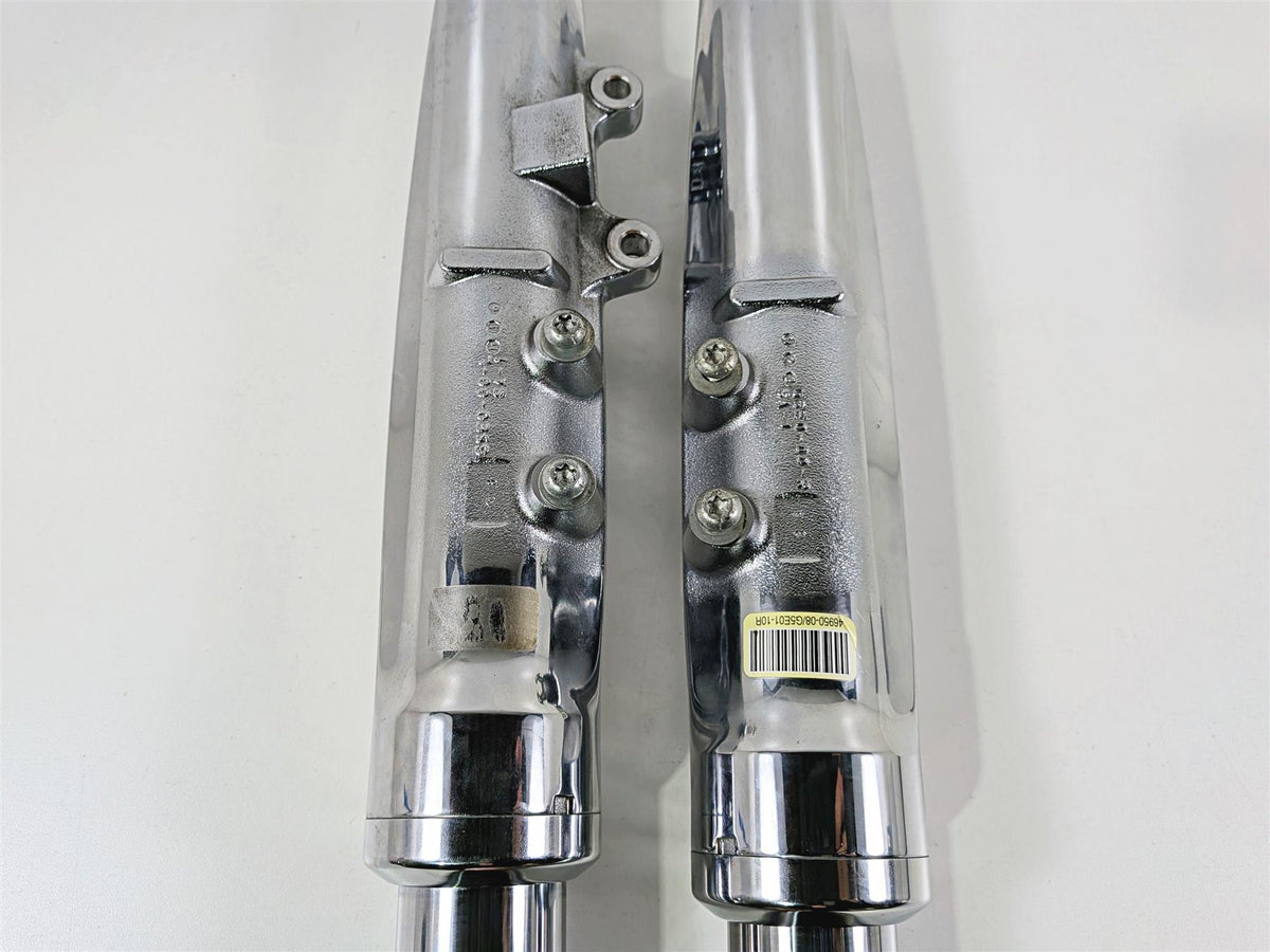 2009 Harley FXCWC Softail Rocker Straight Chrome Front Fork Leg Set 46950-08 {{ shop.shopifyCountryName }} - Mototech271