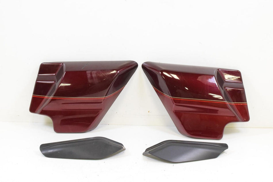 2016 Harley Touring FLHTCU Electra Glide SUNGLO RED Side Cover Set Wings 66250-0 {{ shop.shopifyCountryName }} - Mototech271
