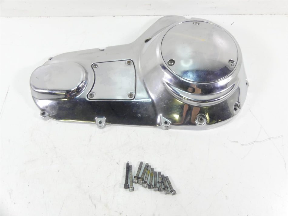 1989 Harley Touring FLTC Tour Glide Outer Primary Drive Clutch Cover 60606-89 {{ shop.shopifyCountryName }} - Mototech271