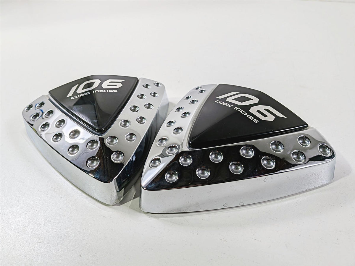 2013 Victory Vision Tour Left Right Triangle Chrome Side Cover Set 5245659 {{ shop.shopifyCountryName }} - Mototech271