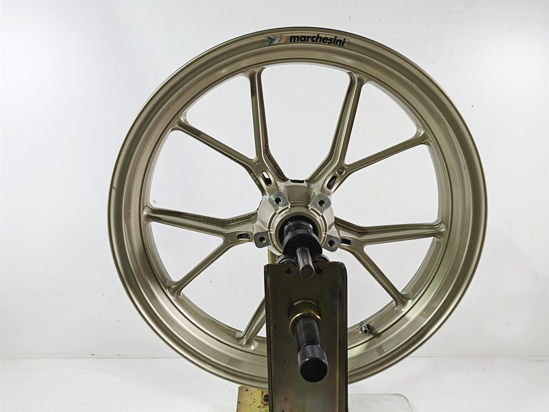 2009 Ducati Monster 1100 S Front Wheel Rim Marchesini Gold 17x3.5 50121301AG | Mototech271