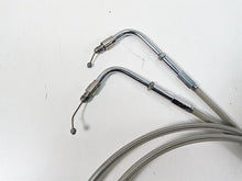 Load image into Gallery viewer, 2009 Harley Dyna FXDFSE CVO Fat Bob 10&quot; Handlebars Brake Throttle Clutch Cables
