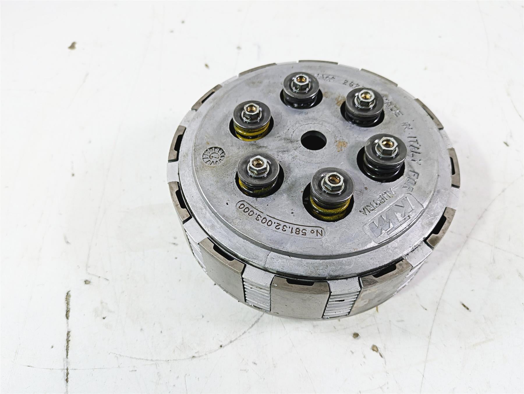 1998 KTM 380 SX MX Clutch Basket Pressure Plate Assembly