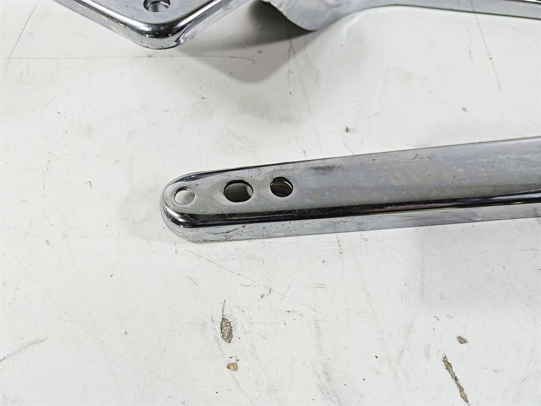 2004 Harley Softail FLSTF Fat Boy Rear Chrome Braces Support Struts 59964-03 {{ shop.shopifyCountryName }} - Mototech271