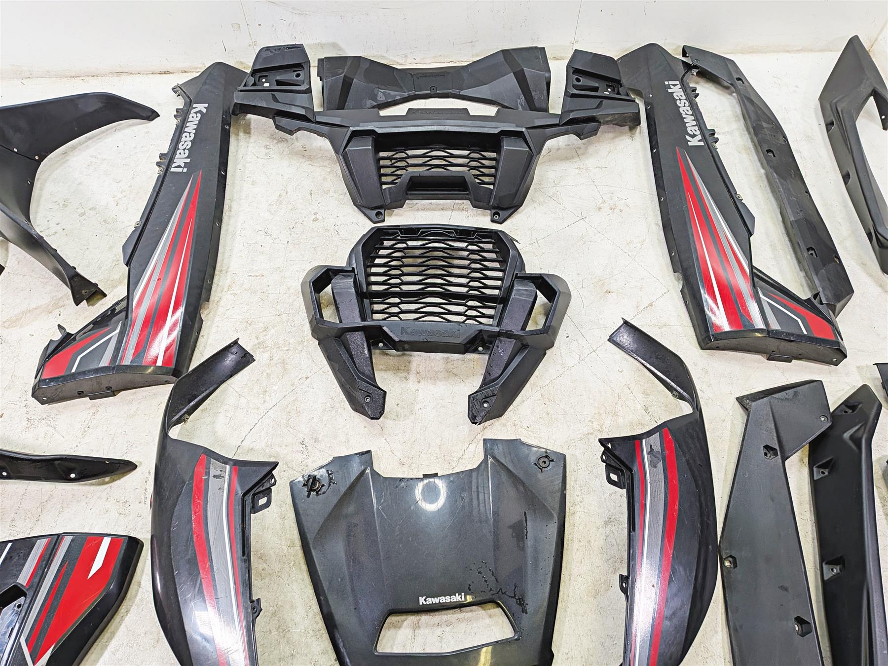 2021 Kawasaki Teryx KRX KRF 1000 ES Fender Hood Door Cover Fairing 14093-0799 {{ shop.shopifyCountryName }} - Mototech271