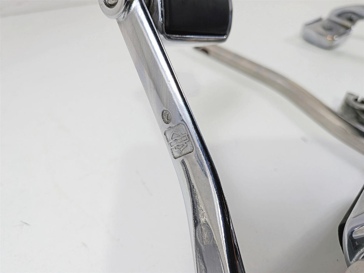 2008 Harley FXDSE CVO Dyna Front Rear Chrome Forward Foot Peg Control Set-Mototech271