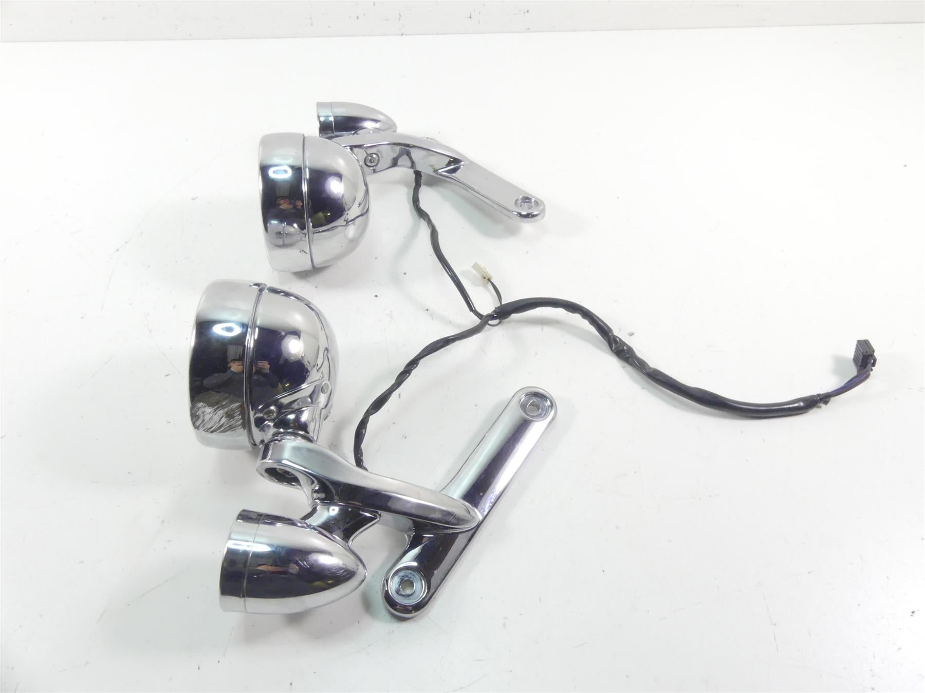 2005 Harley Touring CVO FLHTC SE Electra Glide Front Blinker Light Set 68836-04 {{ shop.shopifyCountryName }} - Mototech271