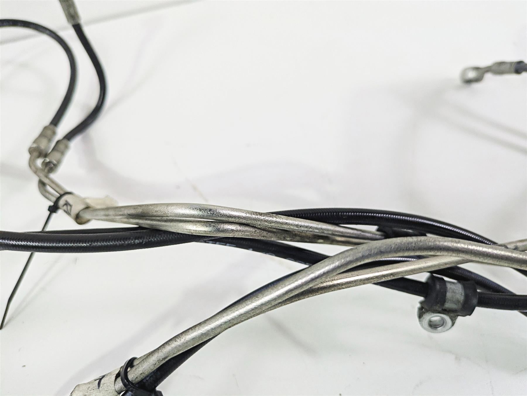 2015 Ducati Hypermotard 821 SP Front Rear Abs Brake Line Set 61810491A 61810481A {{ shop.shopifyCountryName }} - Mototech271