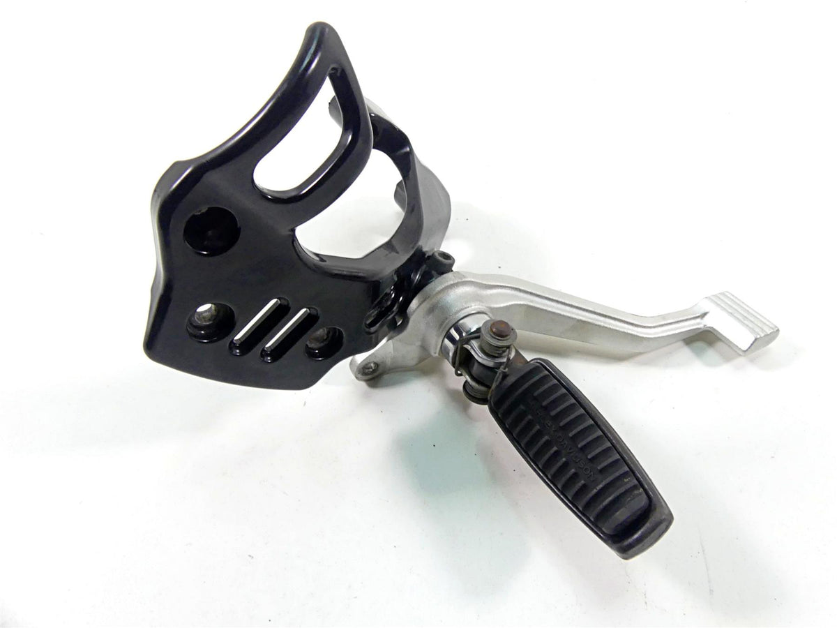 2009 Harley XR1200 Sportster Right Foot Peg Bracket & Brake Pedal Set 51045-08 {{ shop.shopifyCountryName }} - Mototech271