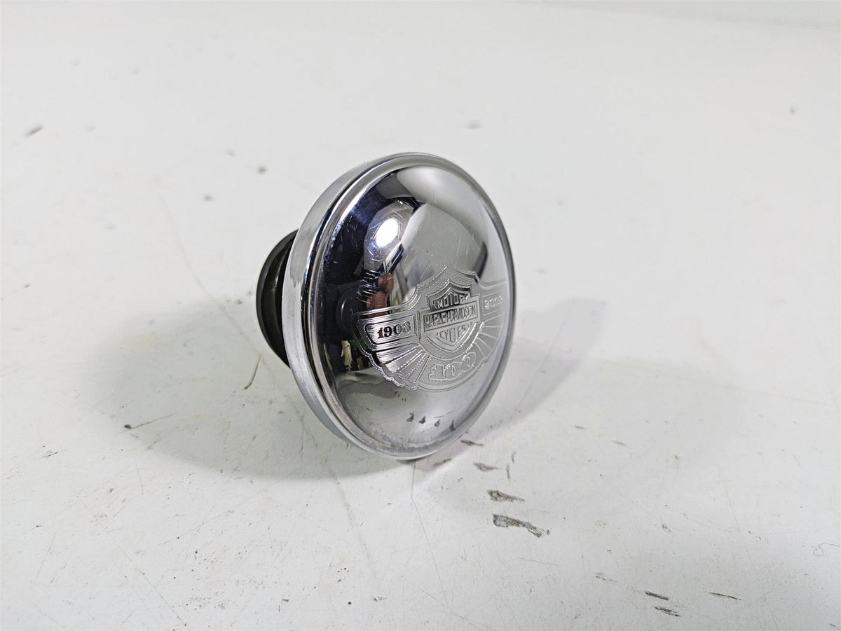 2003 Harley Dyna FXDL Low Rider 100TH Anniversary Oem Fuel Gas Petrol Tank Lid Cap {{ shop.shopifyCountryName }} - Mototech271