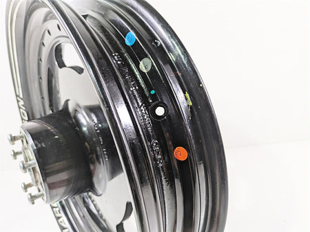 2014 Harley FXDF Dyna Fat Bob Front Wheel Rim 16x3 Black Straight 43300254 {{ shop.shopifyCountryName }} - Mototech271