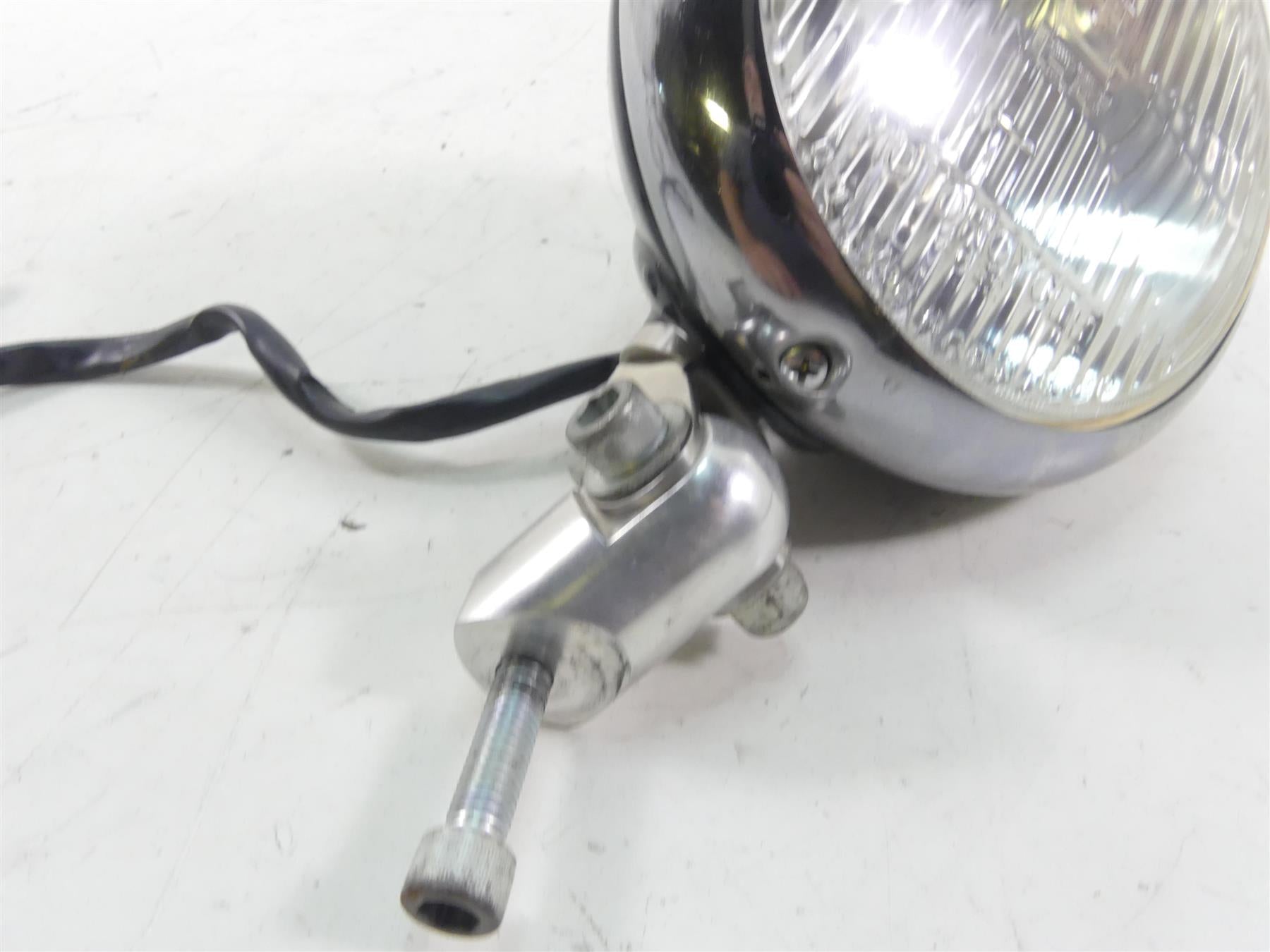 2001 Indian Centennial Scout Headlamp Bucket Head Lamp Light & Mount 66-091 {{ shop.shopifyCountryName }} - Mototech271