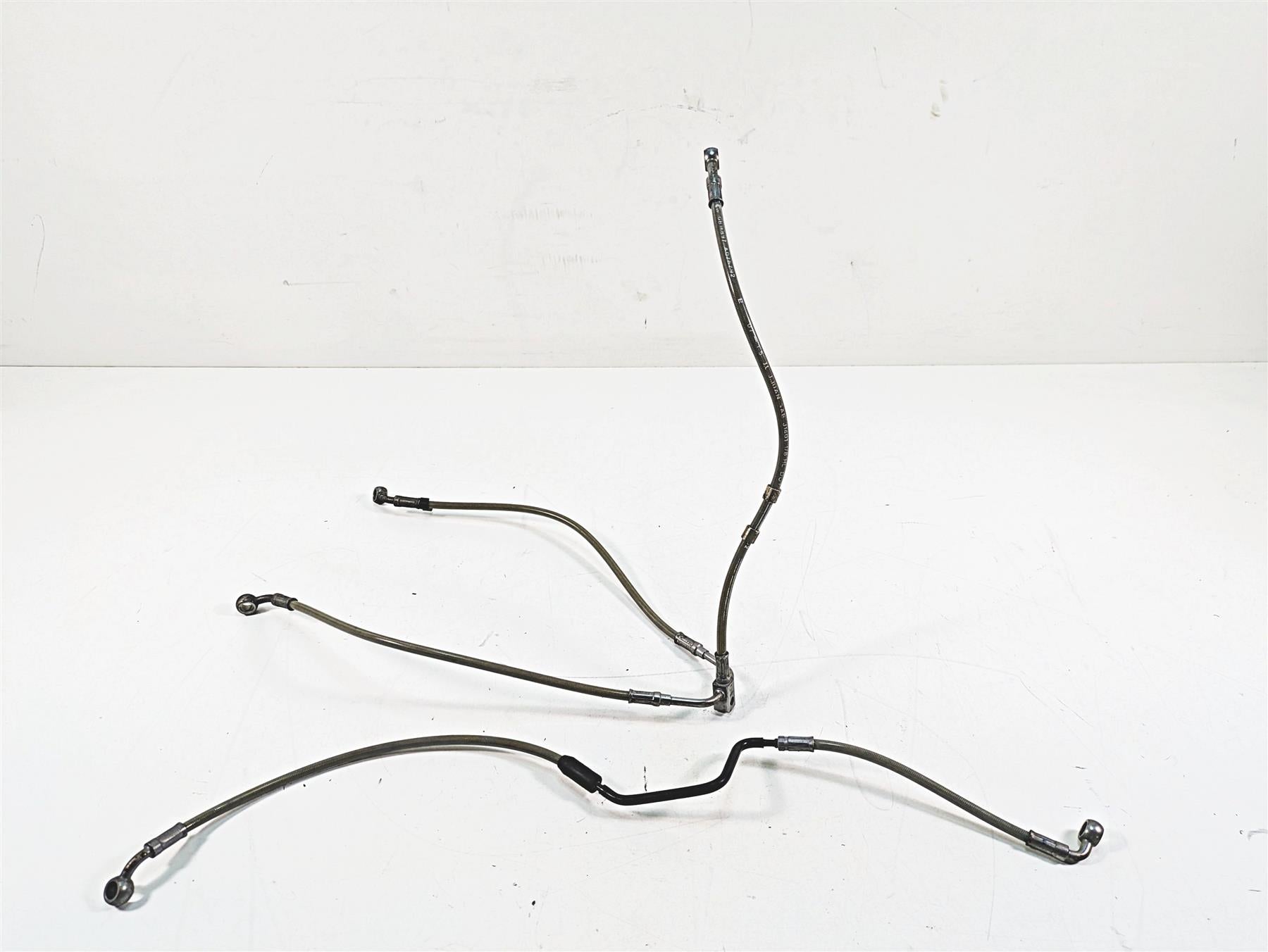 2016 BMW R1200R K53 Front Abs Brake Line Hoses Set 34328524697 34328524696