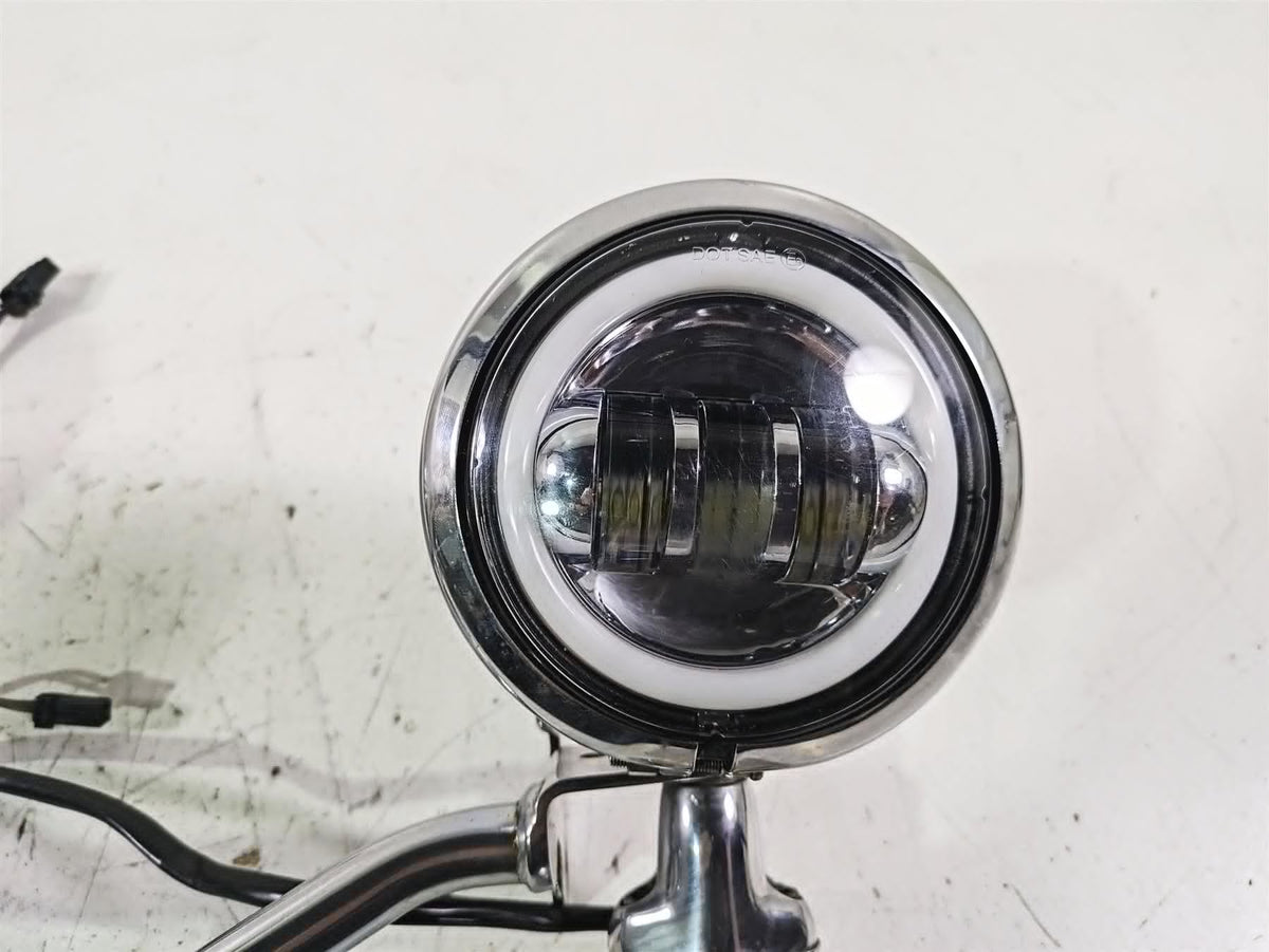 2002 Harley FLSTC Softail Heritage Front Spot Led Light & Blinker Set 58082-02A {{ shop.shopifyCountryName }} - Mototech271
