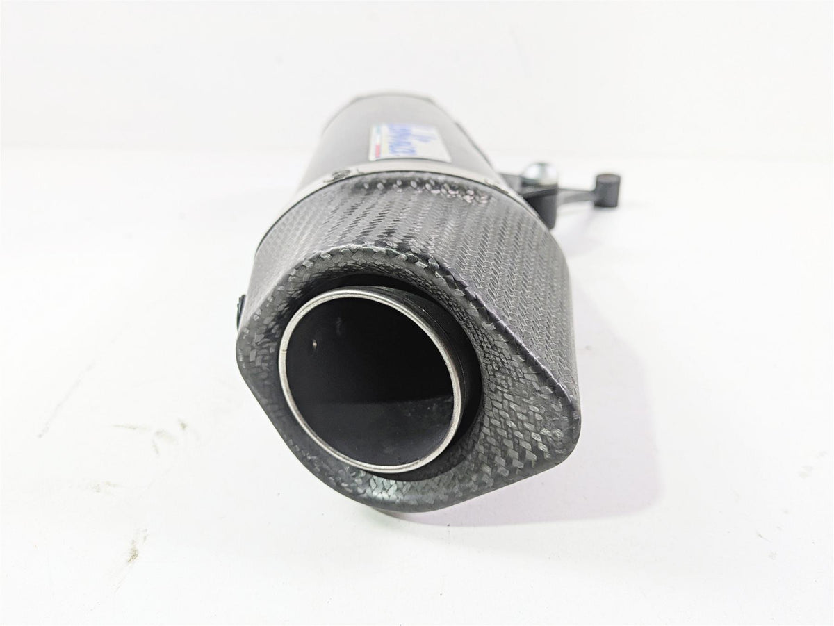 Inlet 54mm 17.5" Long Left Leo Vince Universal Exhaust Pipe Muffler Silencer Can {{ shop.shopifyCountryName }} - Mototech271