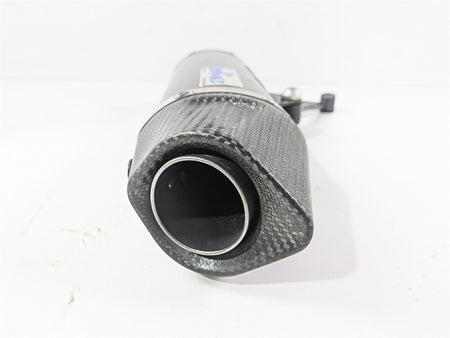 Inlet 54mm 17.5" Long Left Leo Vince Universal Exhaust Pipe Muffler Silencer Can {{ shop.shopifyCountryName }} - Mototech271