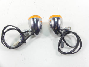 2015 Harley FLD Dyna Switchback Front Turn Signal Blinker Set 68972-00