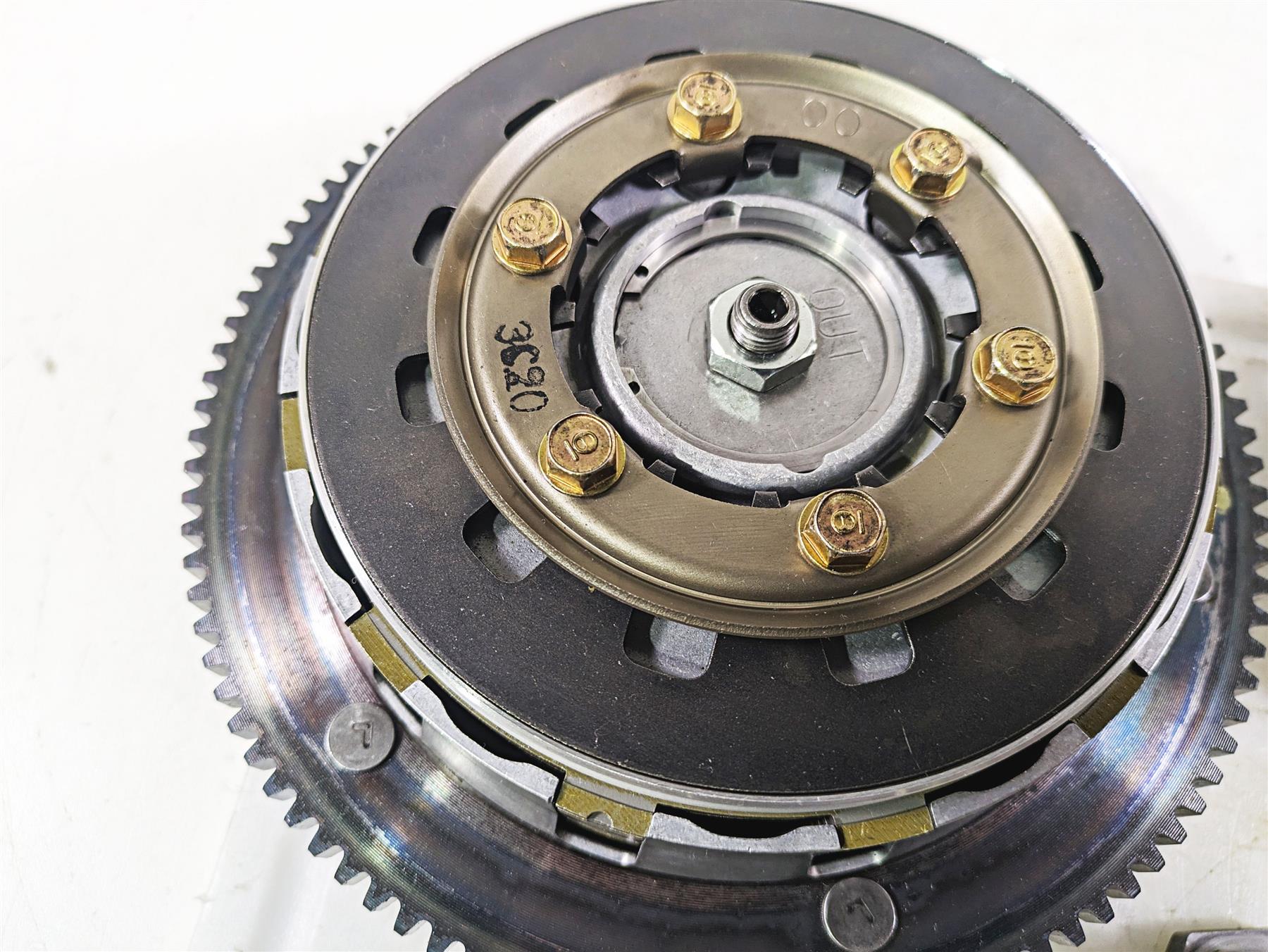 2003 Harley Touring FLHTCUI 100TH E-Glide Primary Drive Clutch Kit 37802-98B {{ shop.shopifyCountryName }} - Mototech271