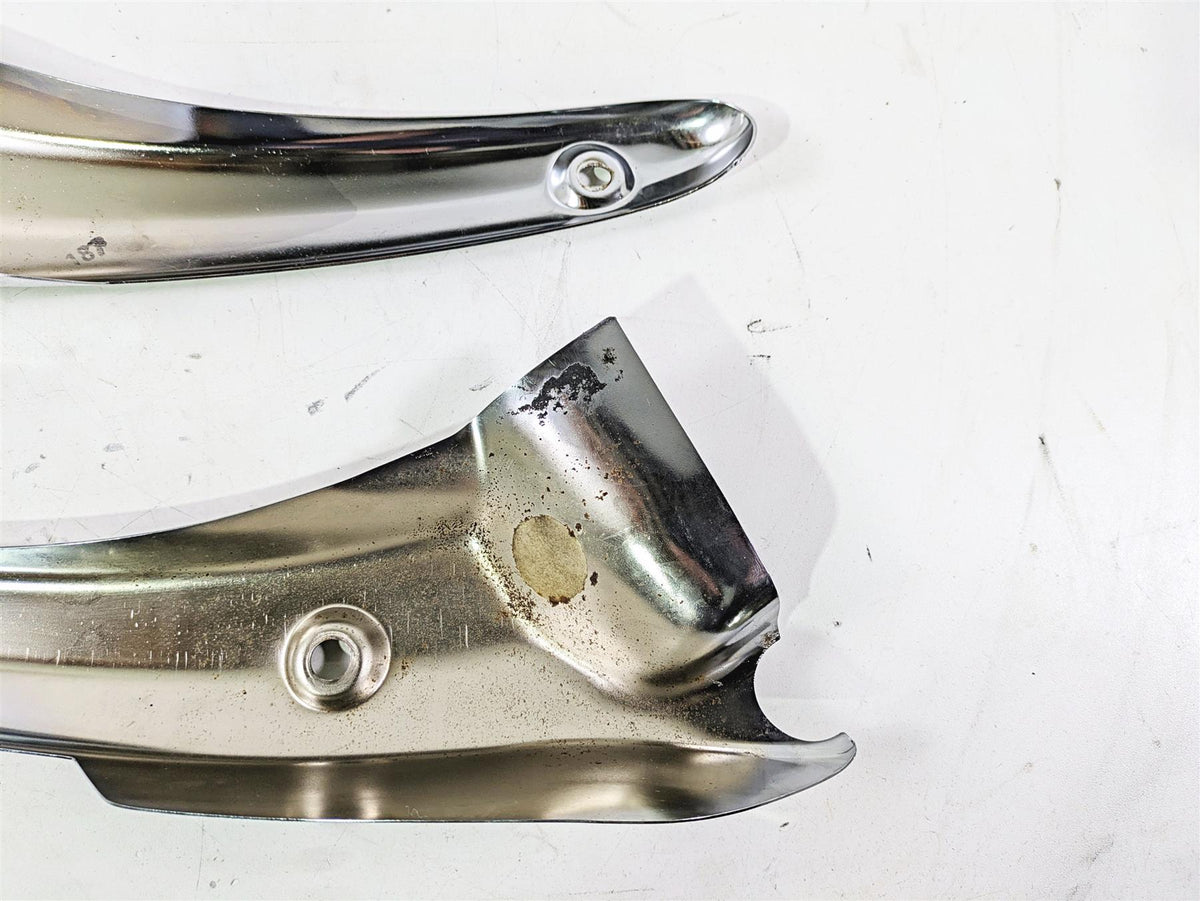 2006 Triumph Rocket 3 Rear Fender Chrome Braces Struts Covers T2306014 T2306024 {{ shop.shopifyCountryName }} - Mototech271
