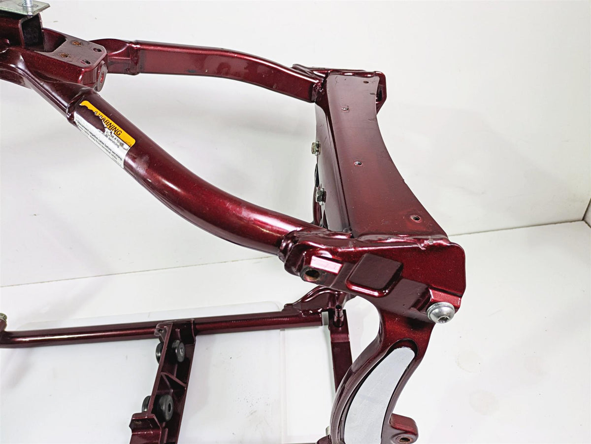 2008 Harley FXCWC Softail Rocker Frame Chassis + Swingarm Red Pearl With Salvage Texas Title 47167-08COZ {{ shop.shopifyCountryName }} - Mototech271