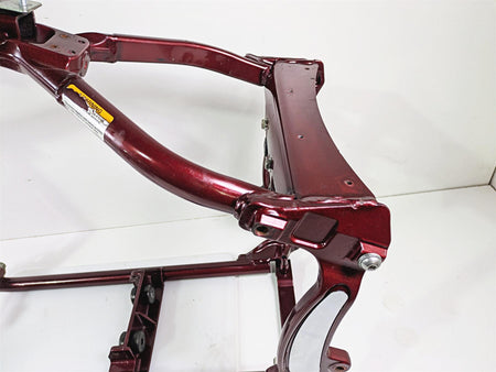 2008 Harley FXCWC Softail Rocker Frame Chassis + Swingarm Red Pearl With Salvage Texas Title 47167-08COZ {{ shop.shopifyCountryName }} - Mototech271