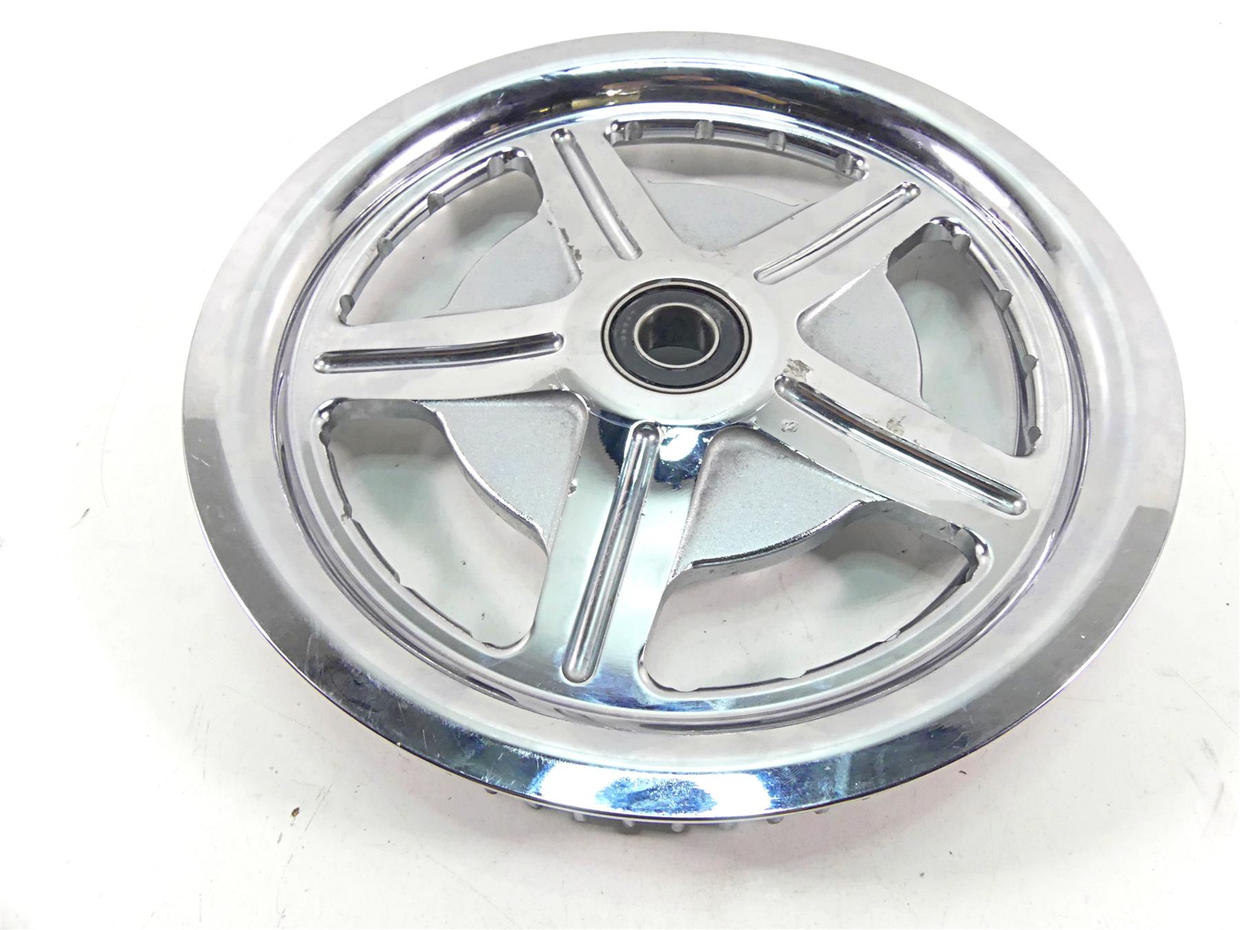 2005 Harley VRSCSE CVO V-Rod Rear Chrome Drive Belt Sprocket 72T - Read 40229-04 {{ shop.shopifyCountryName }} - Mototech271