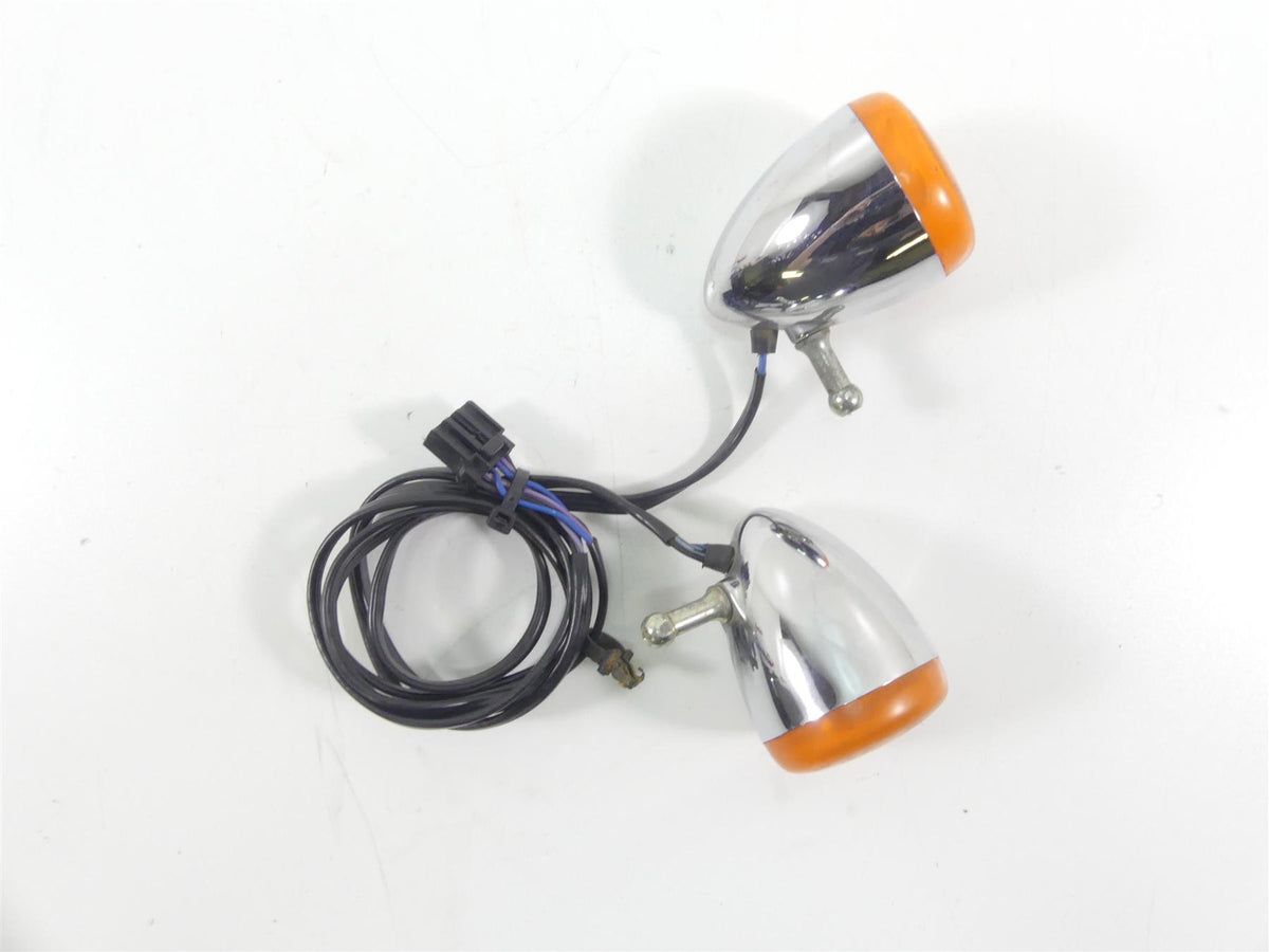 2006 Harley Sportster XL1200 Custom Front Turn Signal Blinker Set 68972-00 {{ shop.shopifyCountryName }} - Mototech271