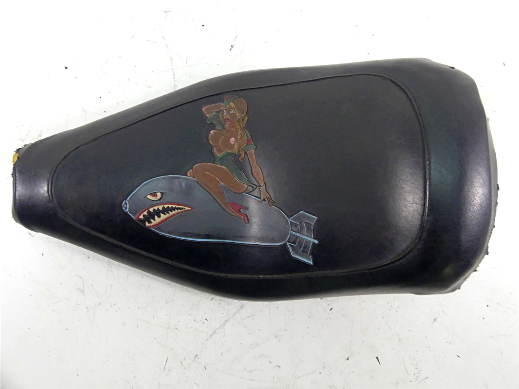 2009 Big Dog K9 Solo Softail Seat Saddle Custom Woman Girl Cover {{ shop.shopifyCountryName }} - Mototech271