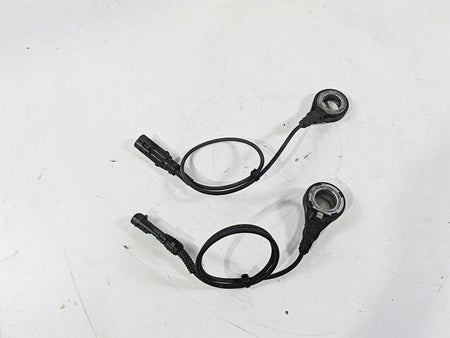 2011 Harley Touring FLHTCUSE CVO E-Glide Abs Brake Wheel Speed Sensors 40614-08 {{ shop.shopifyCountryName }} - Mototech271