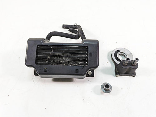 2011 Harley Touring FLTRU Road Glide Oil Cooler Flange Cover Hoses Set 63083-11A | Mototech271