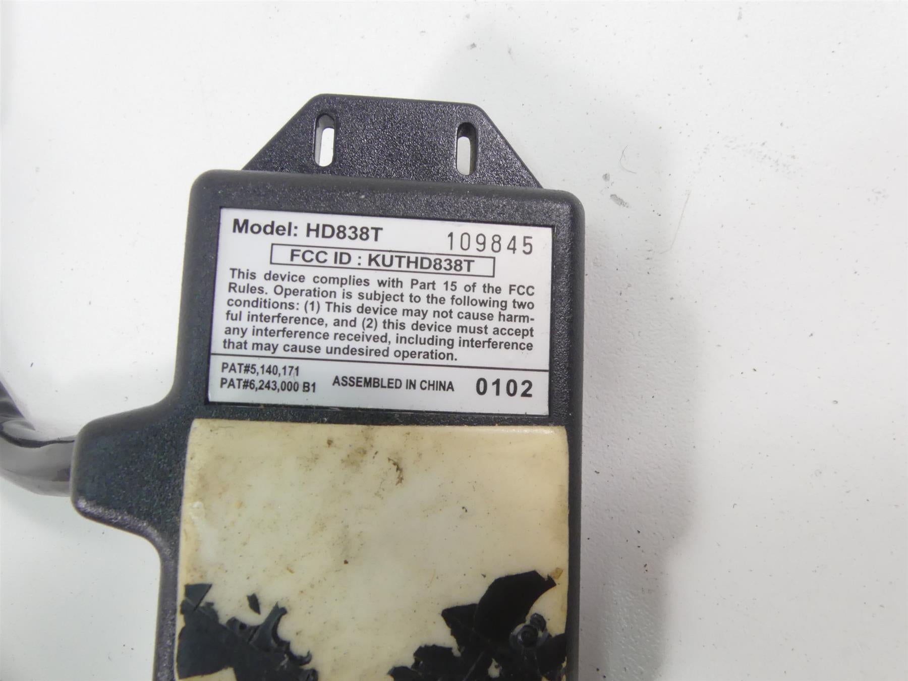 2004 Harley FLHTC SE CVO Electra Glide Garage Door Transmitter 91561-01 HD838T {{ shop.shopifyCountryName }} - Mototech271