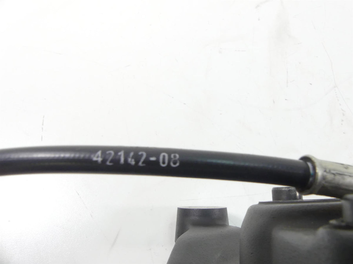 2009 Harley FXDF Dyna Fat Bob Rear Brake Caliper + Mount & Line 40908-08 {{ shop.shopifyCountryName }} - Mototech271