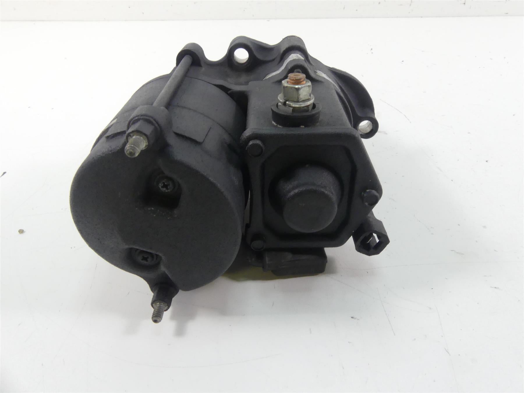 2008 Harley FXCWC Softail Rocker C Engine Starter Motor 31618-06A {{ shop.shopifyCountryName }} - Mototech271