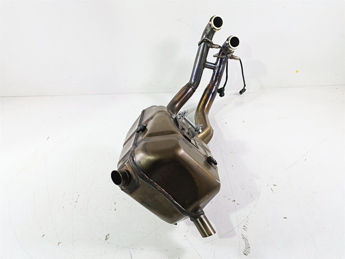 2021 Aprilia RS660 Exhaust Pipe Header Chamber Assembly 2B005290 {{ shop.shopifyCountryName }} - Mototech271