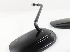2014 Harley FXDF Dyna Fat Bob Rear View Mirror Set Black 91909-03B 91910-03B