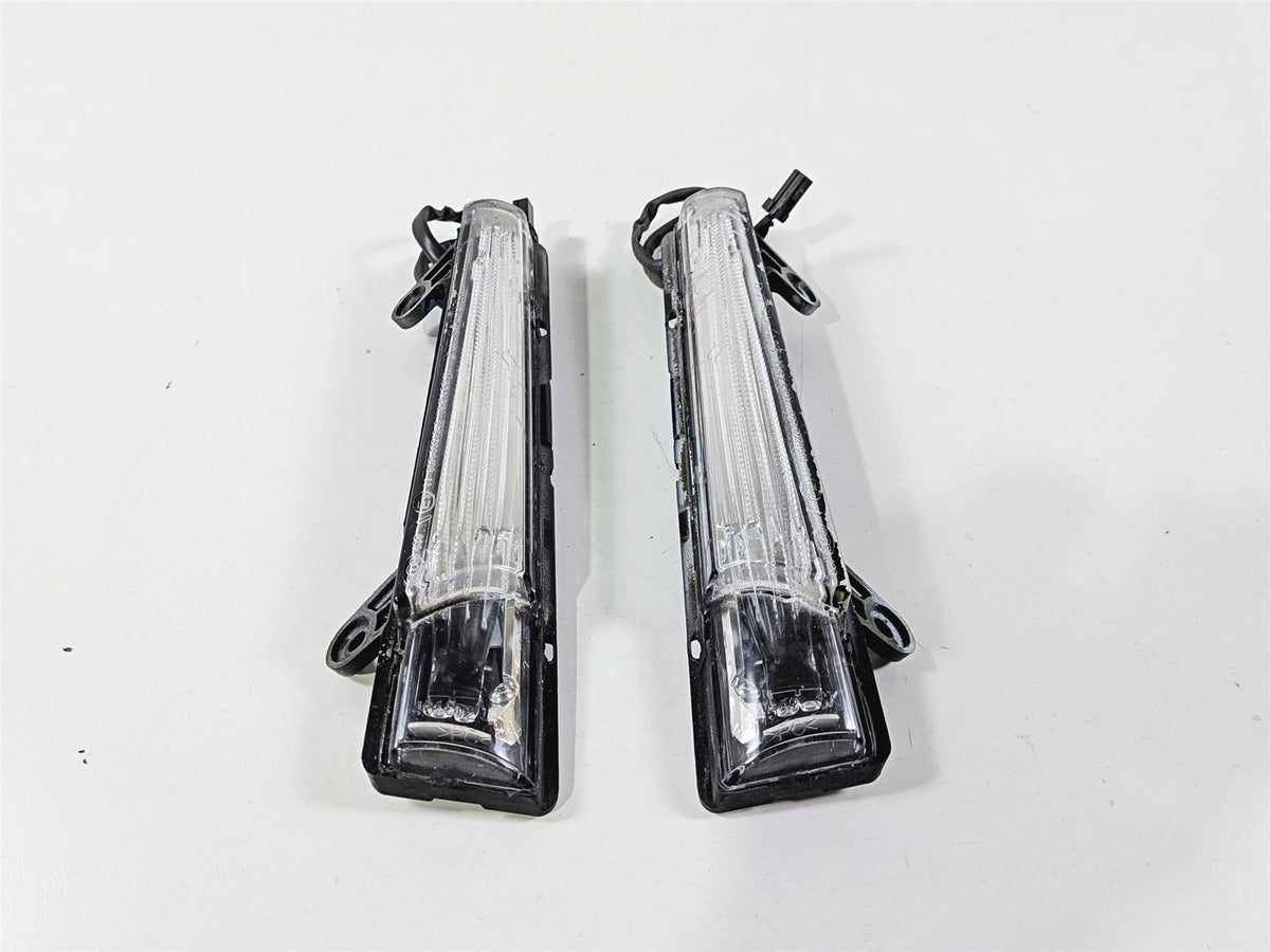 2015 Ducati Diavel Dark Front Blinker Turn Signal Set -Read 53010301B 53010311B-Mototech271