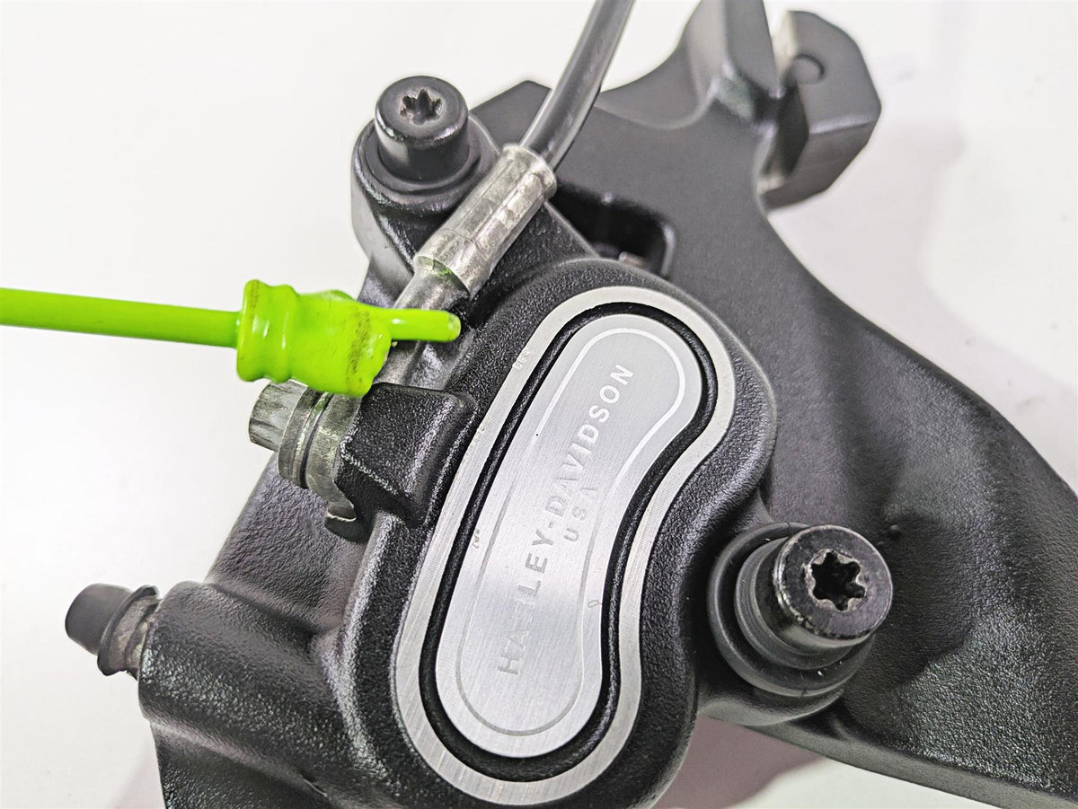 2014 Harley FXDF Dyna Fat Bob Rear Brake Caliper & Bracket 40908-08 {{ shop.shopifyCountryName }} - Mototech271