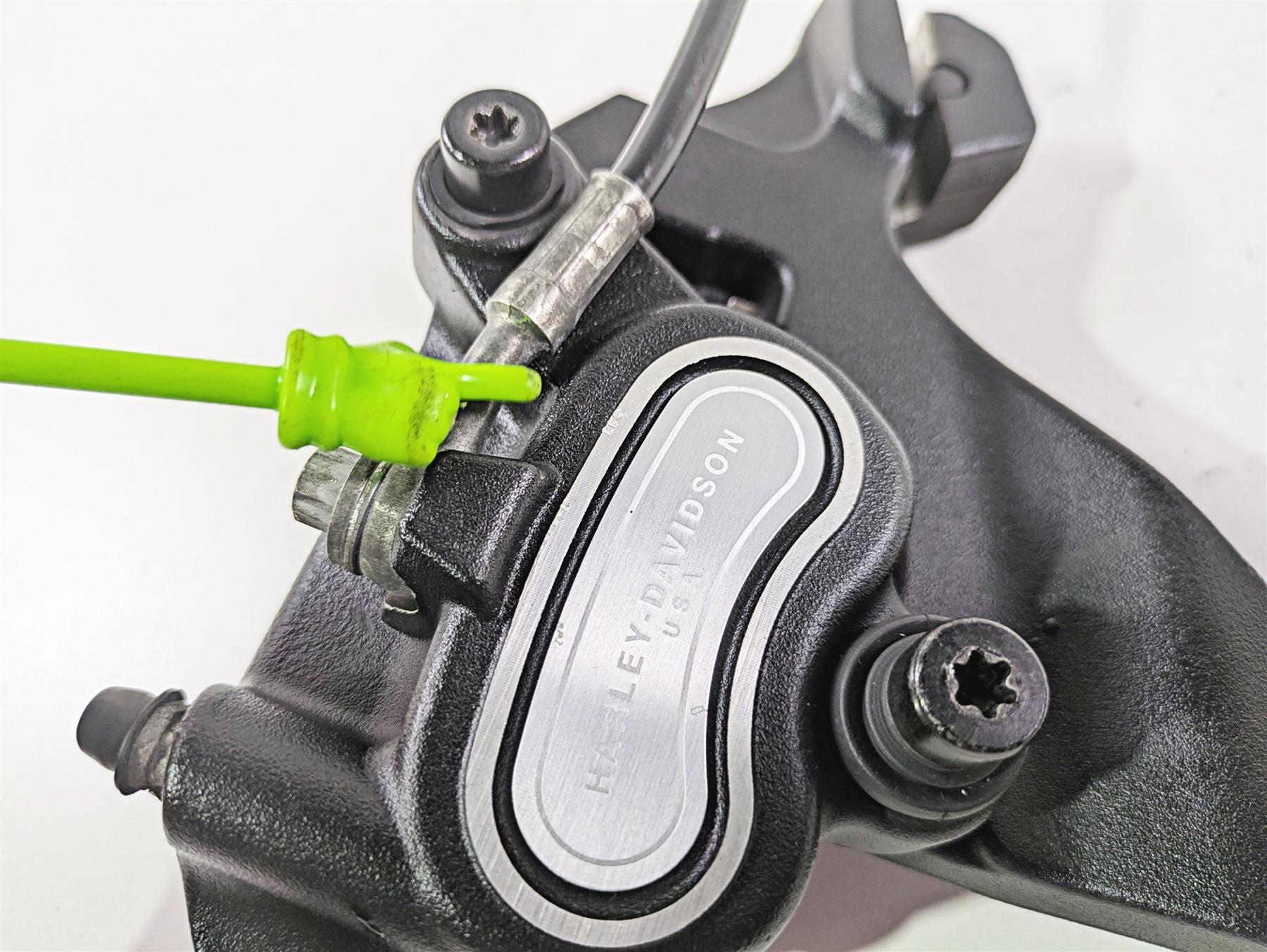 2014 Harley FXDF Dyna Fat Bob Rear Brake Caliper & Bracket 40908-08 {{ shop.shopifyCountryName }} - Mototech271